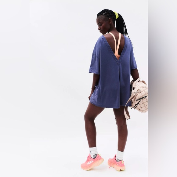 Free People Hot Shot Tee Romper💙 - Picture 11 of 11